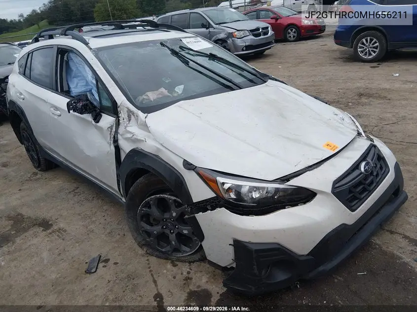 SUBARU XV 2021, VIN JF2GTHSC9MH650868