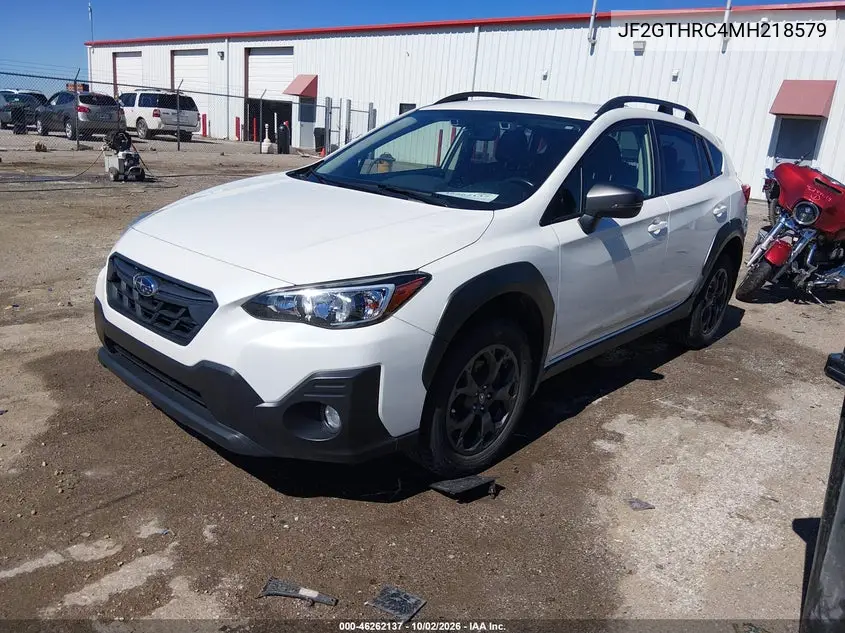 2021 SUBARU XV VIN JF2GTHRC4MH218579 — фото 3