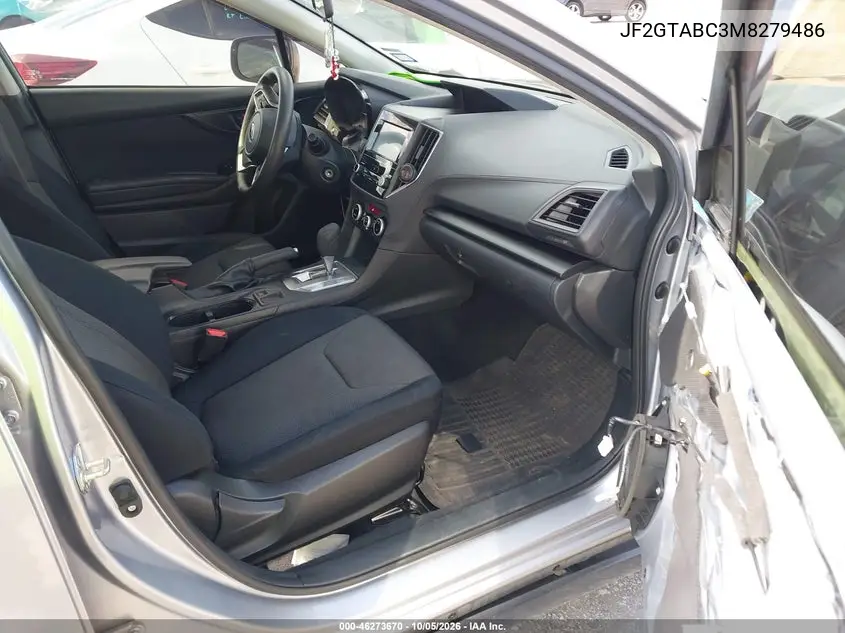 SUBARU XV 2021, VIN JF2GTABC3M8279486