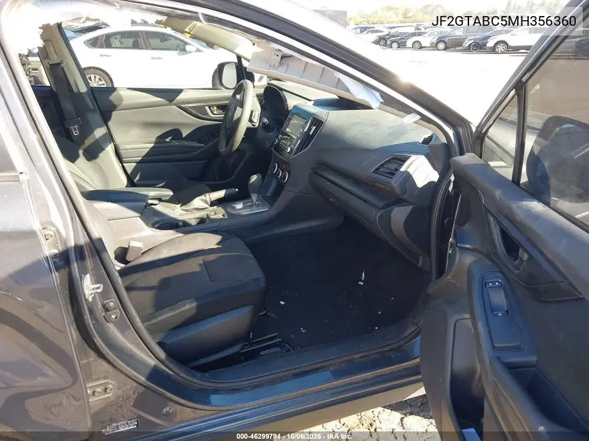 2021 SUBARU XV VIN JF2GTABC5MH356360 — фото 5