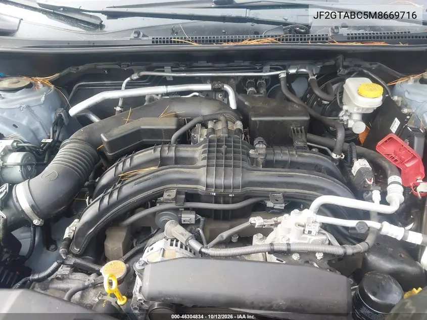 2021 SUBARU XV VIN JF2GTABC5M8669716 — фото 10