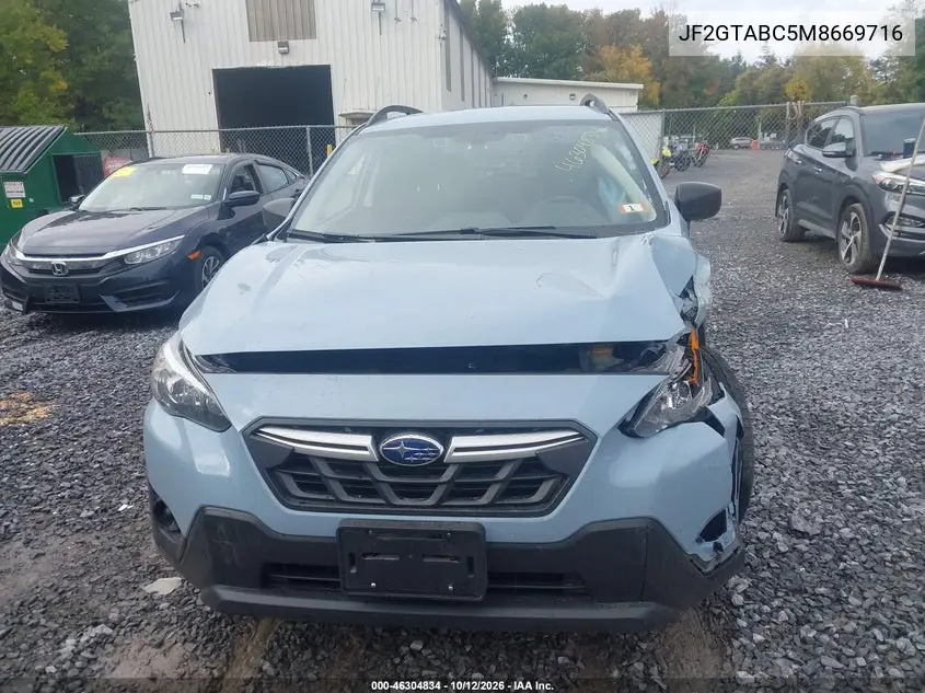 2021 SUBARU XV VIN JF2GTABC5M8669716 — фото 12