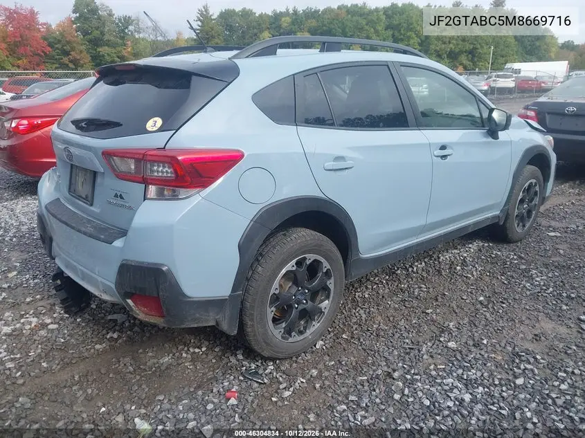 2021 SUBARU XV VIN JF2GTABC5M8669716 — фото 4