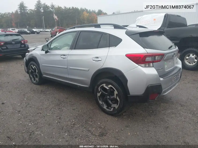 2021 SUBARU XV VIN JF2GTHMC1M8374067 — фото 3