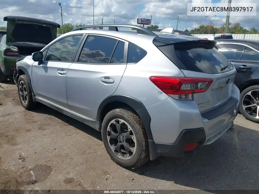 2021 SUBARU XV VIN JF2GTAEC8M8397917 — фото 3