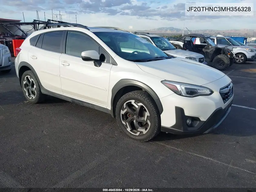 SUBARU XV 2021, VIN JF2GTHNC3MH356328