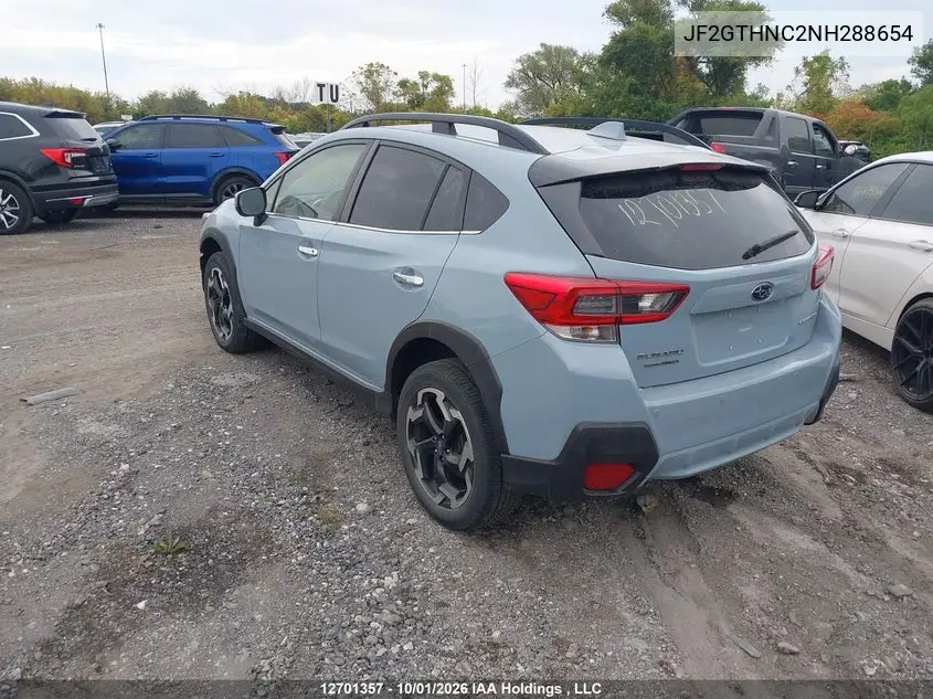 2022 SUBARU XV VIN JF2GTHNC2NH288654 — фото 3