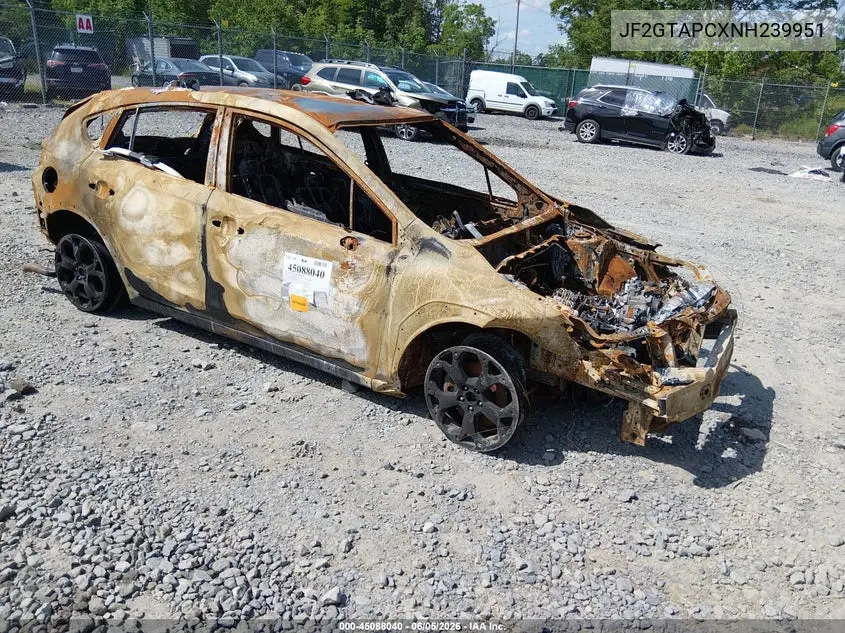 SUBARU XV 2022, VIN JF2GTAPCXNH239951