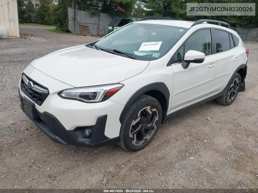 2022 SUBARU XV VIN JF2GTHMC0N8230026 — фото 2