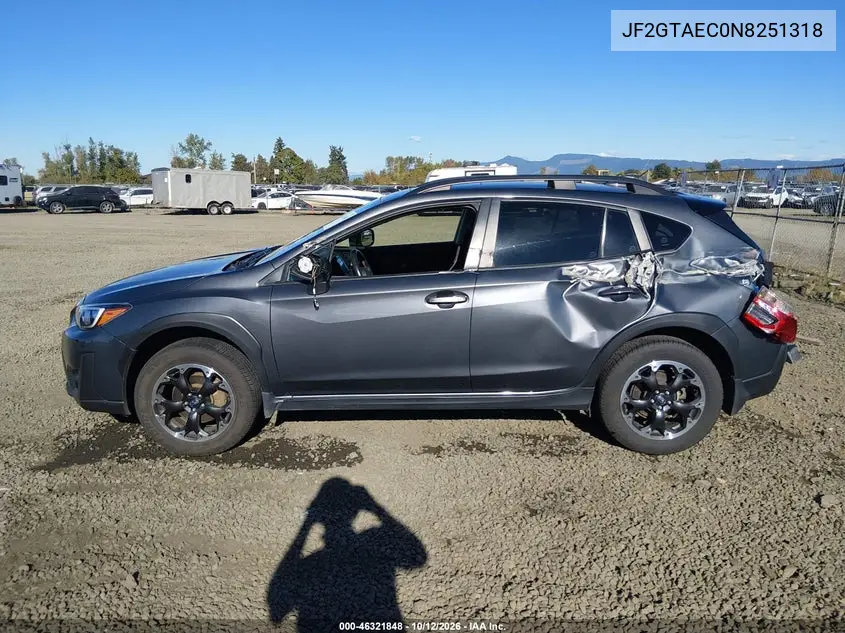2022 SUBARU XV VIN JF2GTAEC0N8251318 — фото 15