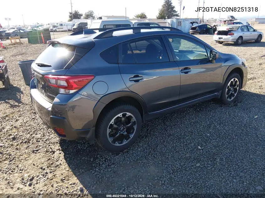 2022 SUBARU XV VIN JF2GTAEC0N8251318 — фото 4