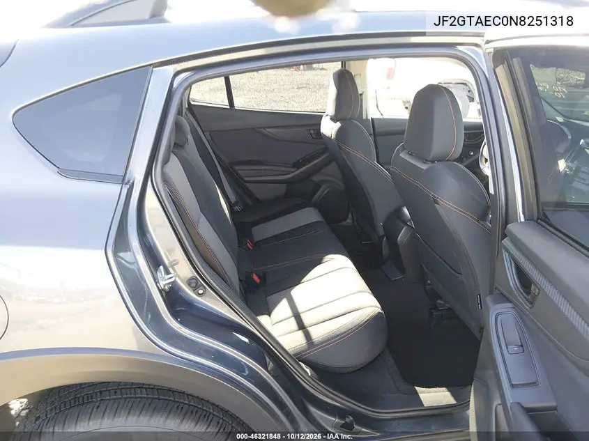 2022 SUBARU XV VIN JF2GTAEC0N8251318 — фото 8
