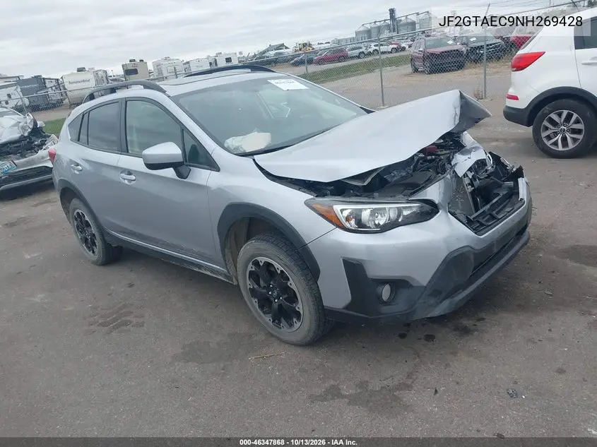 SUBARU XV 2022, VIN JF2GTAEC9NH269428