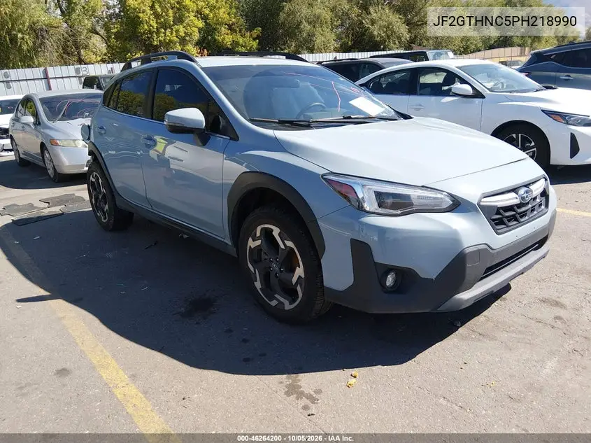 SUBARU XV 2023, VIN JF2GTHNC5PH218990