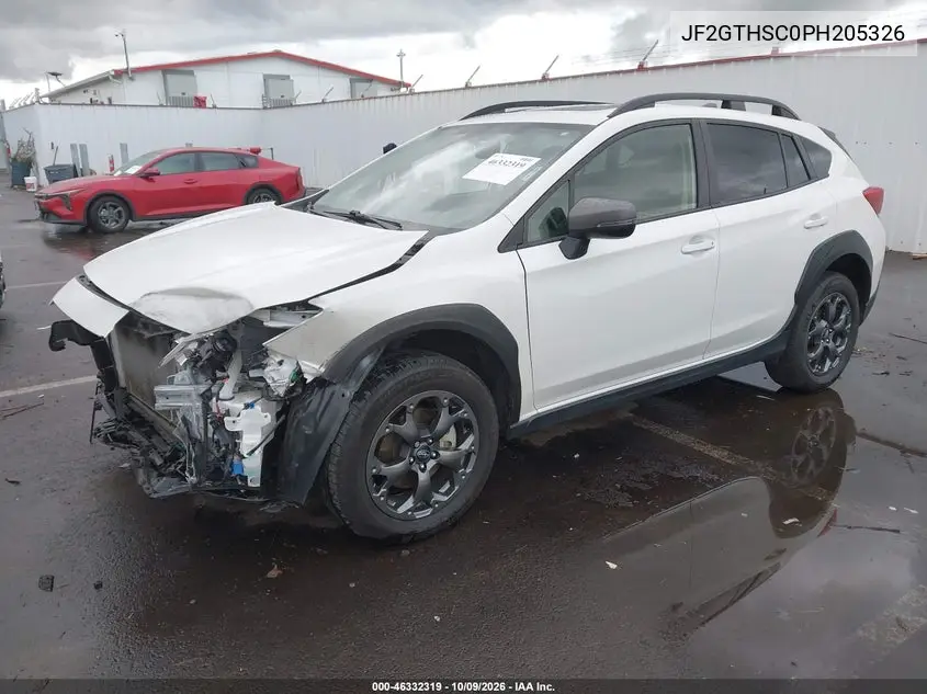 2023 SUBARU XV VIN JF2GTHSC0PH205326 — фото 2