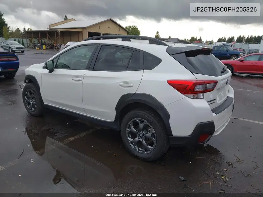2023 SUBARU XV VIN JF2GTHSC0PH205326 — фото 3
