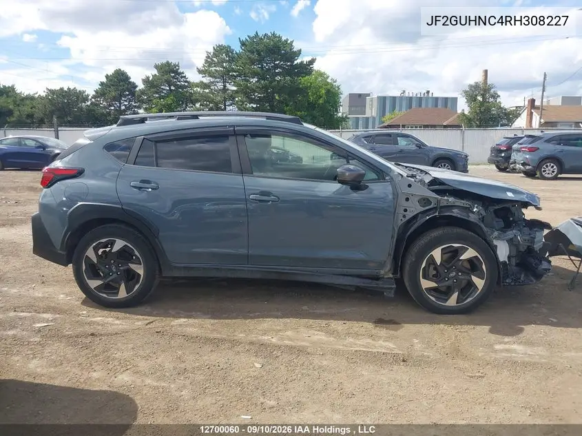 2024 SUBARU XV VIN JF2GUHNC4RH308227 — фото 14