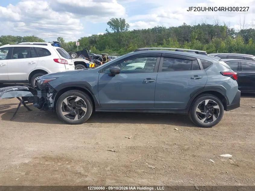 2024 SUBARU XV VIN JF2GUHNC4RH308227 — фото 15