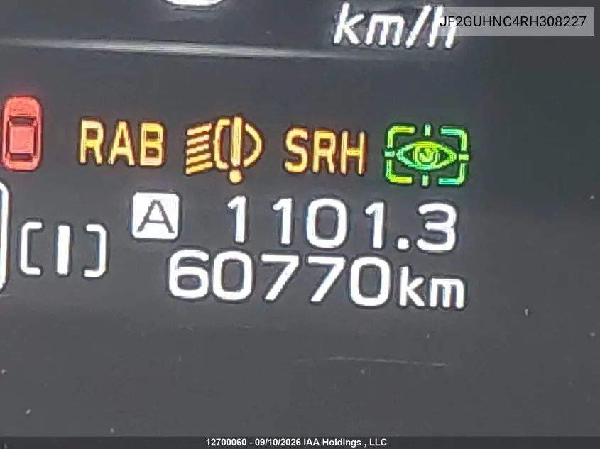 2024 SUBARU XV VIN JF2GUHNC4RH308227 — фото 16
