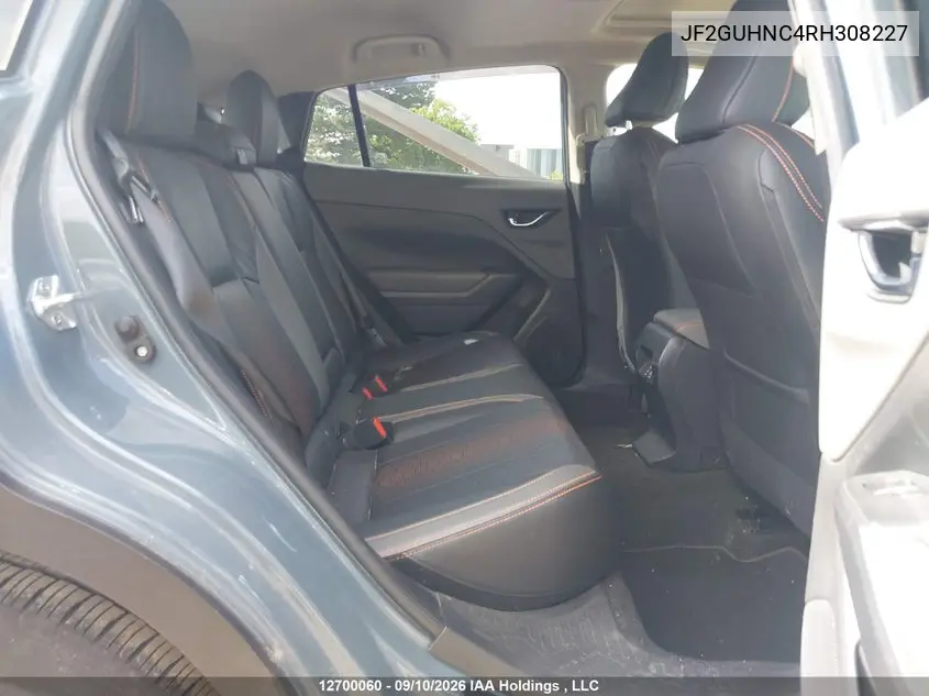 2024 SUBARU XV VIN JF2GUHNC4RH308227 — фото 8