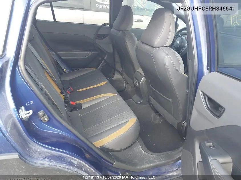 2024 SUBARU XV VIN JF2GUHFC8RH346641 — фото 8