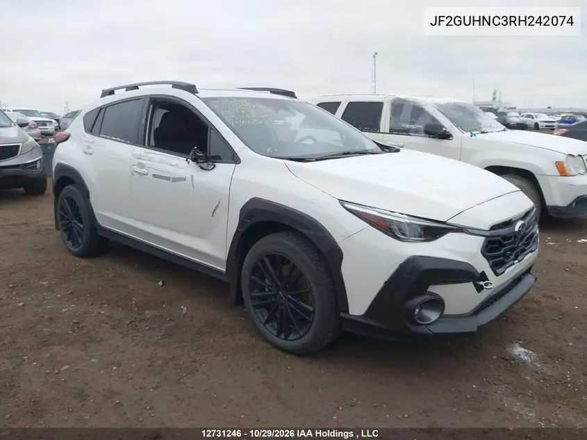 SUBARU XV 2024, VIN JF2GUHNC3RH242074