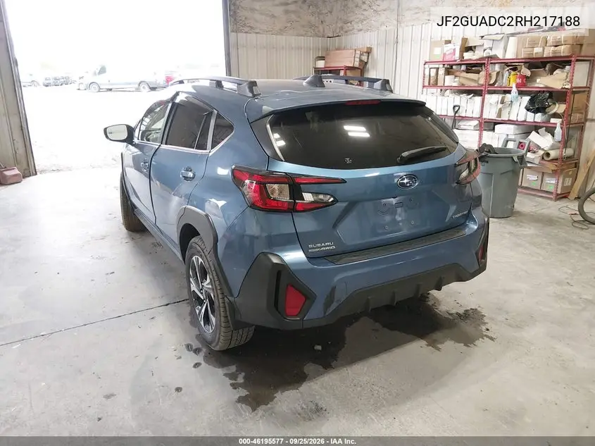 2024 SUBARU XV VIN JF2GUADC2RH217188 — фото 3