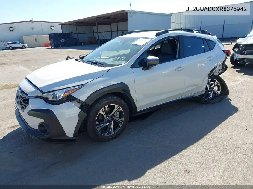 2024 SUBARU XV VIN JF2GUADCXR8375942 — фото 2