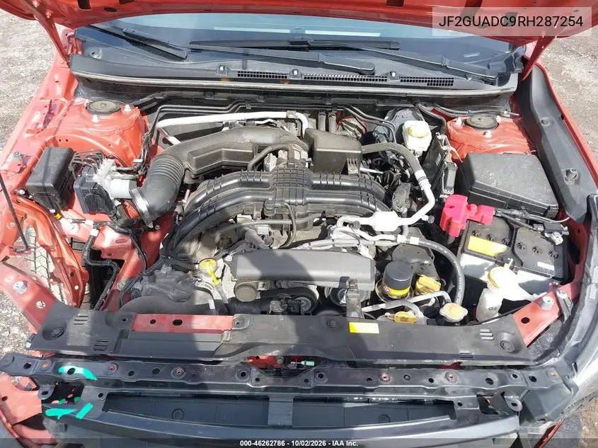 2024 SUBARU XV VIN JF2GUADC9RH287254 — фото 10