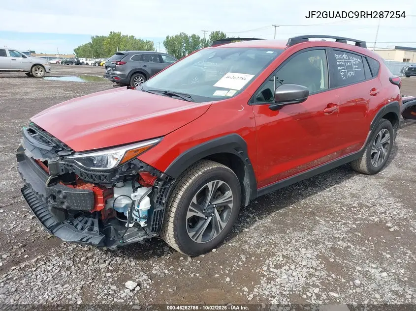 2024 SUBARU XV VIN JF2GUADC9RH287254 — фото 2