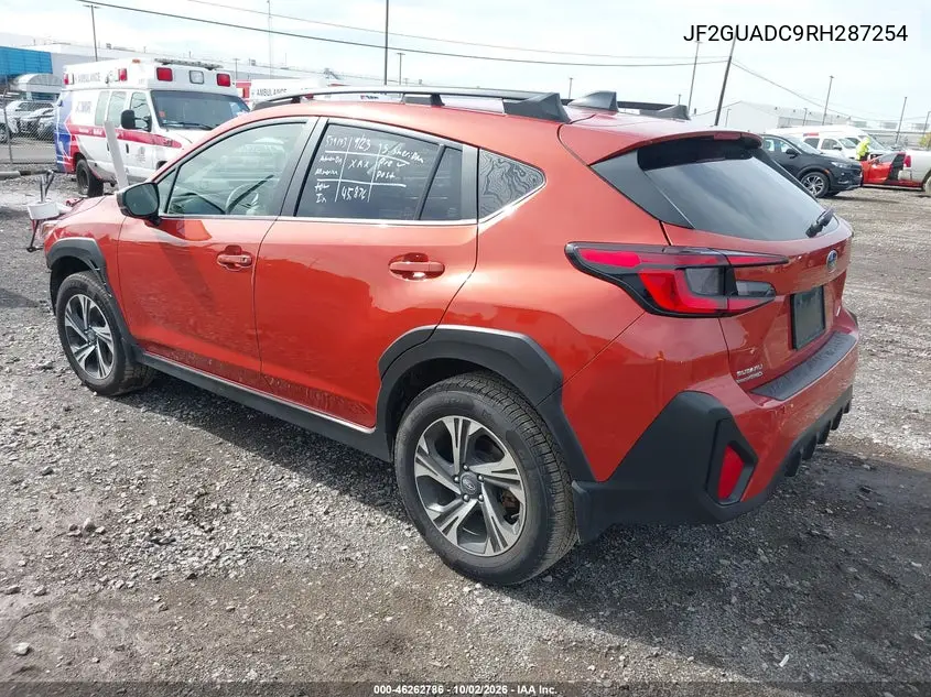 2024 SUBARU XV VIN JF2GUADC9RH287254 — фото 3