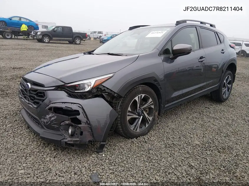 2024 SUBARU XV VIN JF2GUADC7R8211404 — фото 2