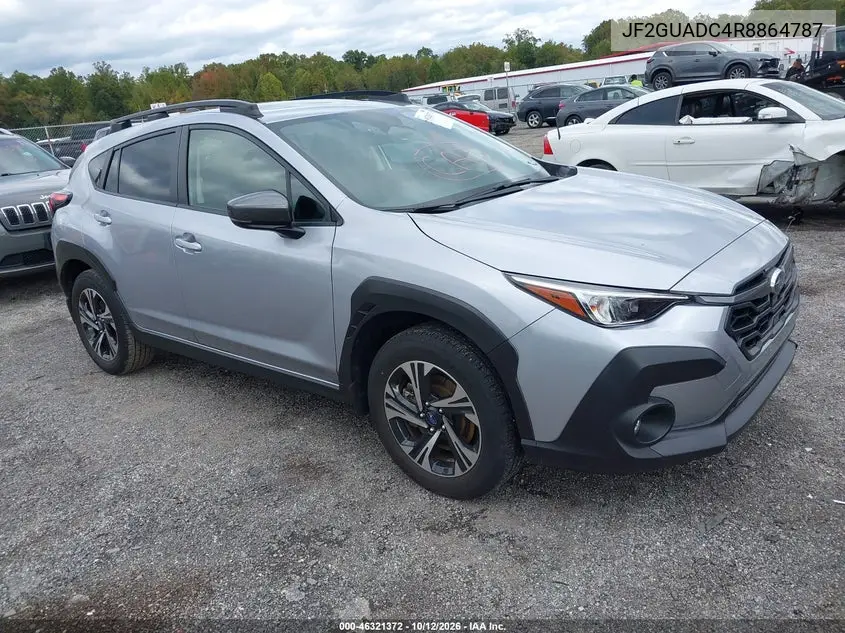 SUBARU XV 2024, VIN JF2GUADC4R8864787