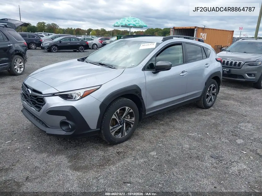 2024 SUBARU XV VIN JF2GUADC4R8864787 — фото 2