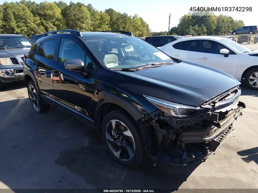 SUBARU XV 2024, VIN 4S4GUHM61R3742298