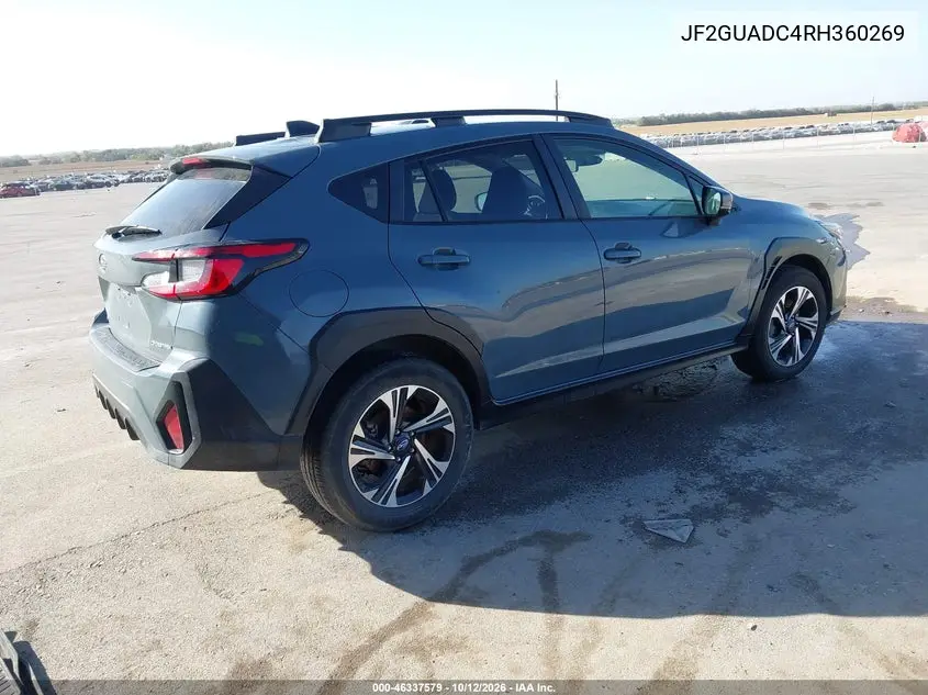 2024 SUBARU XV VIN JF2GUADC4RH360269 — фото 4