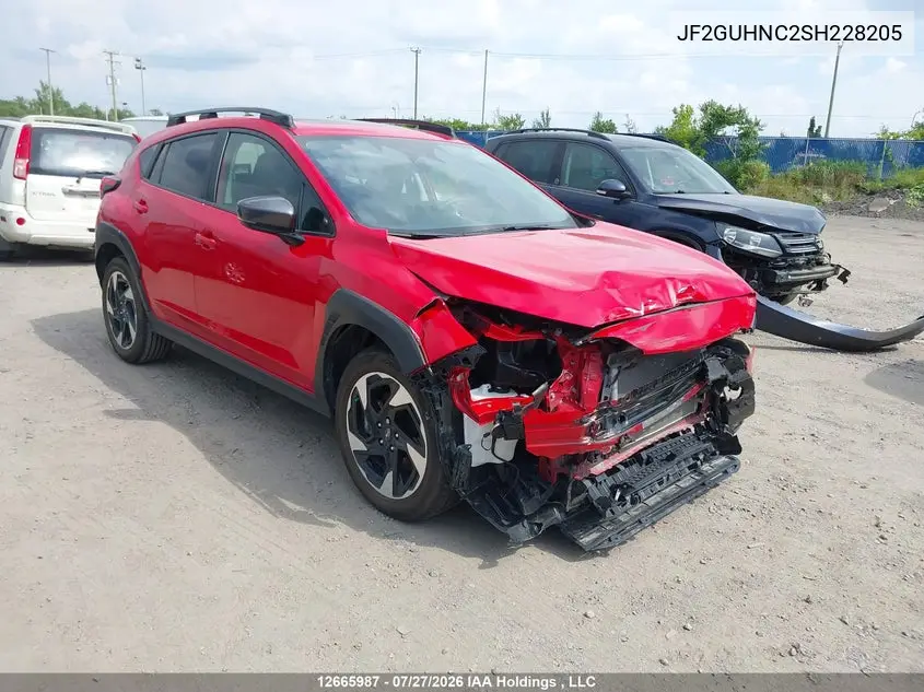 SUBARU XV 2025, VIN JF2GUHNC2SH228205