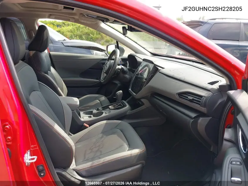 2025 SUBARU XV VIN JF2GUHNC2SH228205 — фото 5