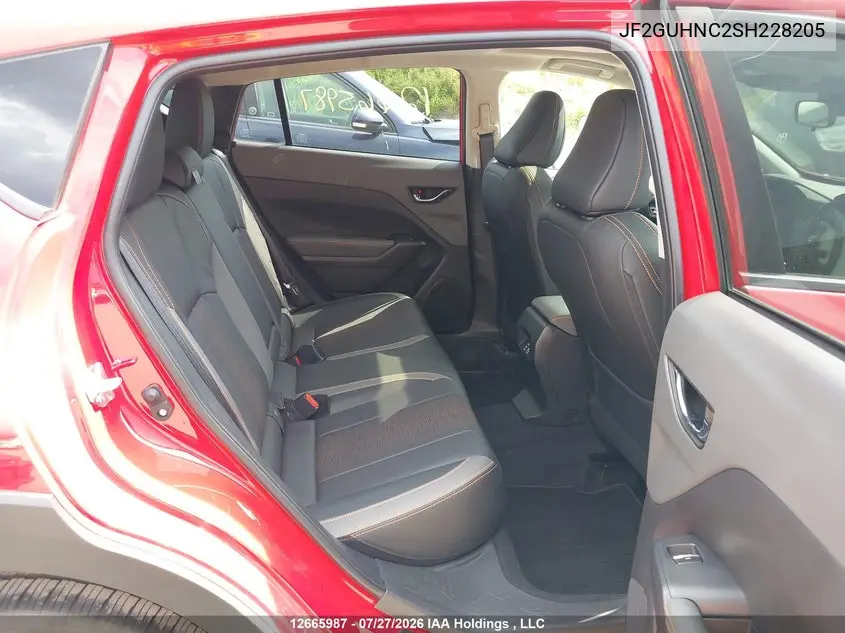 2025 SUBARU XV VIN JF2GUHNC2SH228205 — фото 8