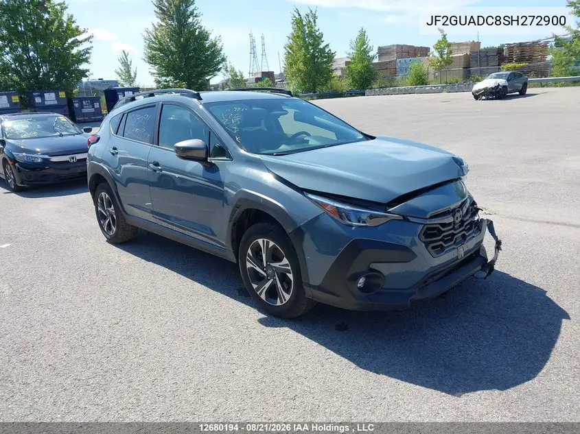 SUBARU XV 2025, VIN JF2GUADC8SH272900