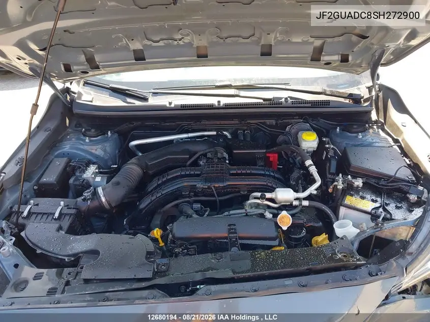 2025 SUBARU XV VIN JF2GUADC8SH272900 — фото 10