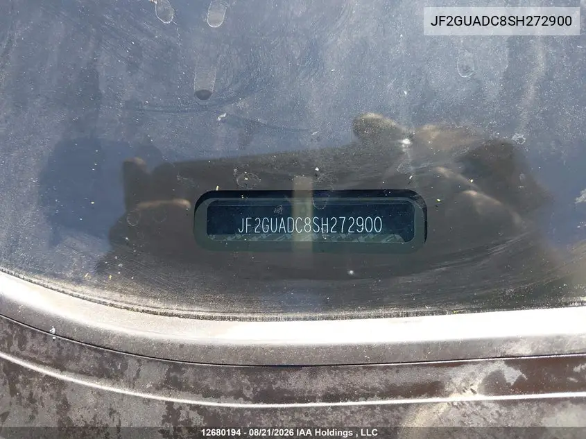 2025 SUBARU XV VIN JF2GUADC8SH272900 — фото 20