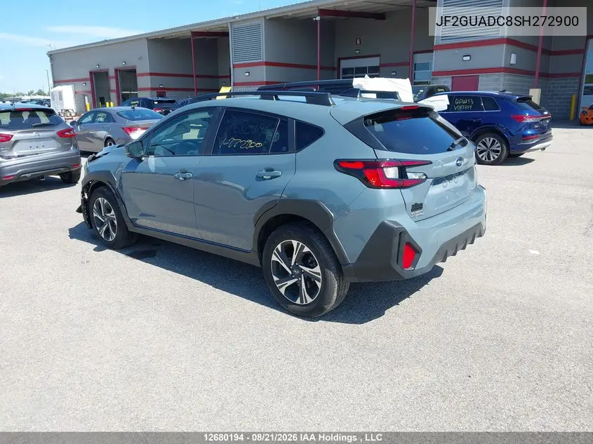 2025 SUBARU XV VIN JF2GUADC8SH272900 — фото 3