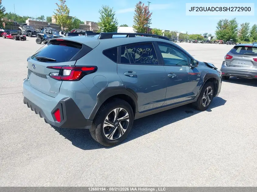 2025 SUBARU XV VIN JF2GUADC8SH272900 — фото 4