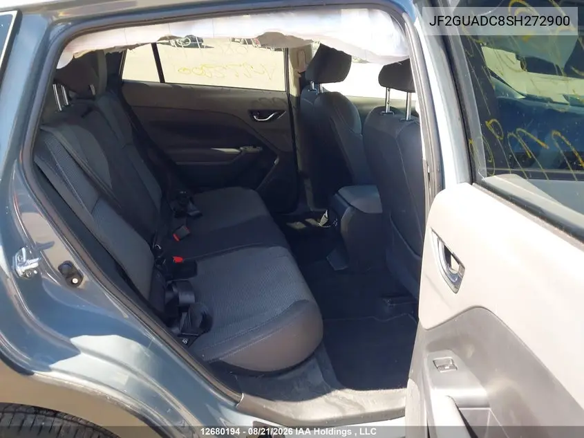 2025 SUBARU XV VIN JF2GUADC8SH272900 — фото 8