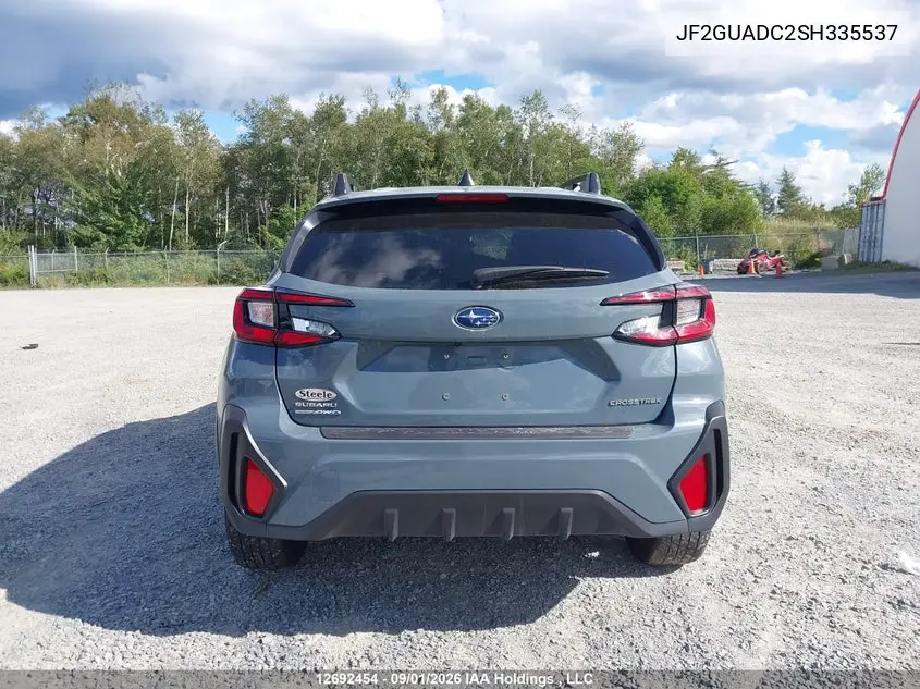 2025 SUBARU XV VIN JF2GUADC2SH335537 — фото 17
