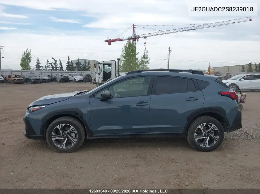 2025 SUBARU XV VIN JF2GUADC2S8239018 — фото 14