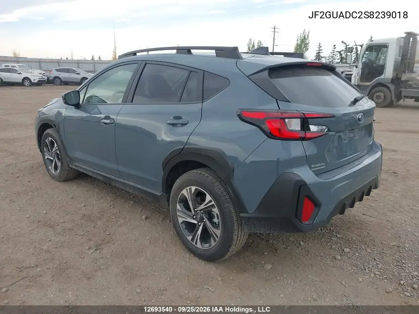 2025 SUBARU XV VIN JF2GUADC2S8239018 — фото 3