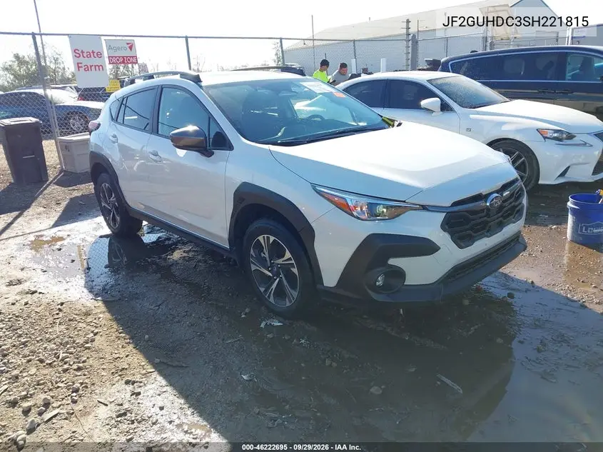 SUBARU XV 2025, VIN JF2GUHDC3SH221815