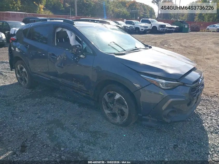 SUBARU XV 2025, VIN 4S4GUHM64S3736226